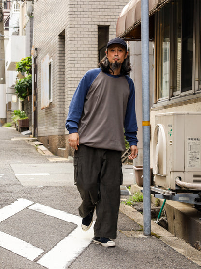 RAGLAN LAYERED LONG TEE / Limited color