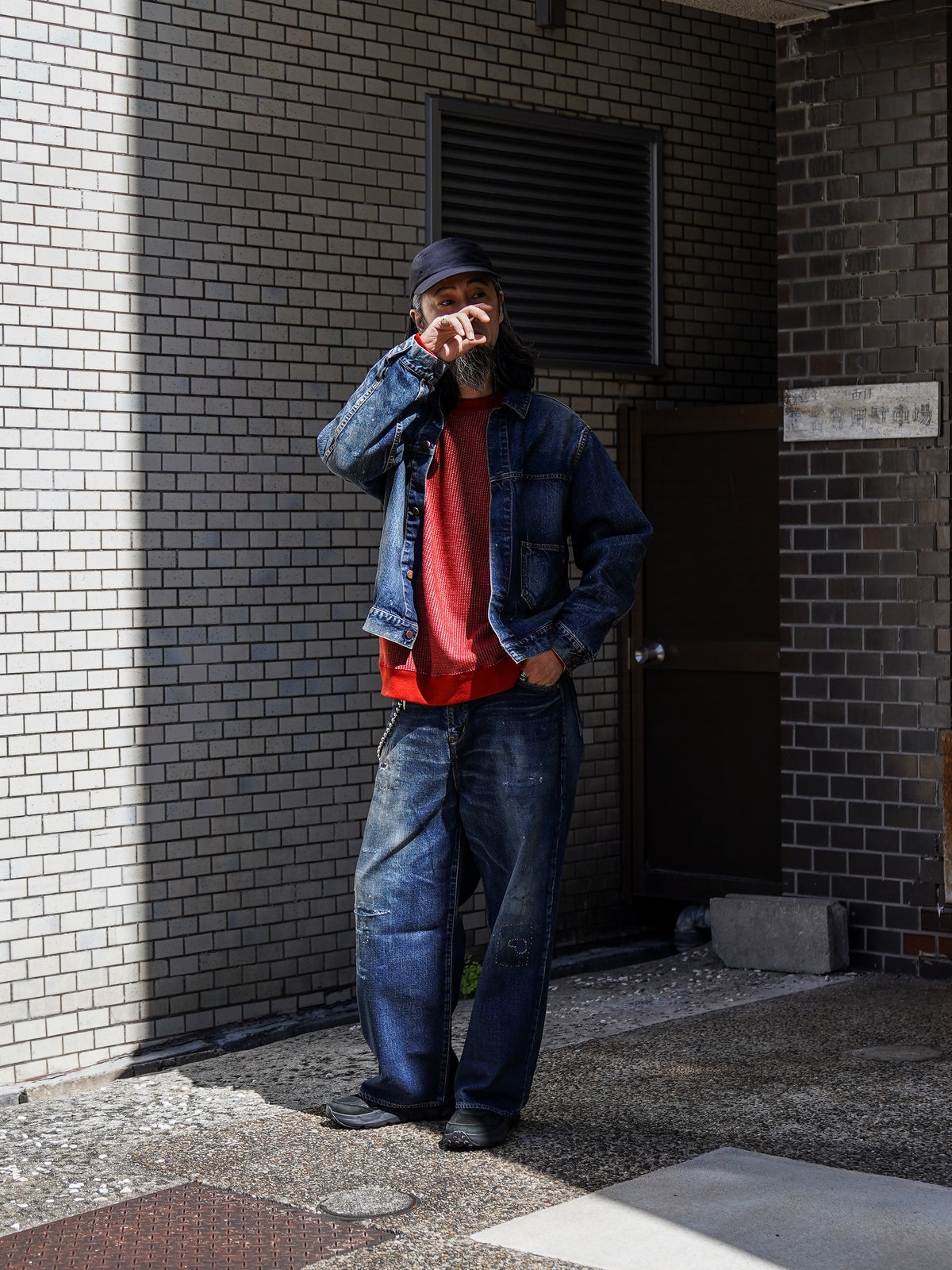 DAMAGED DENIM JACKET / Dark Indigo