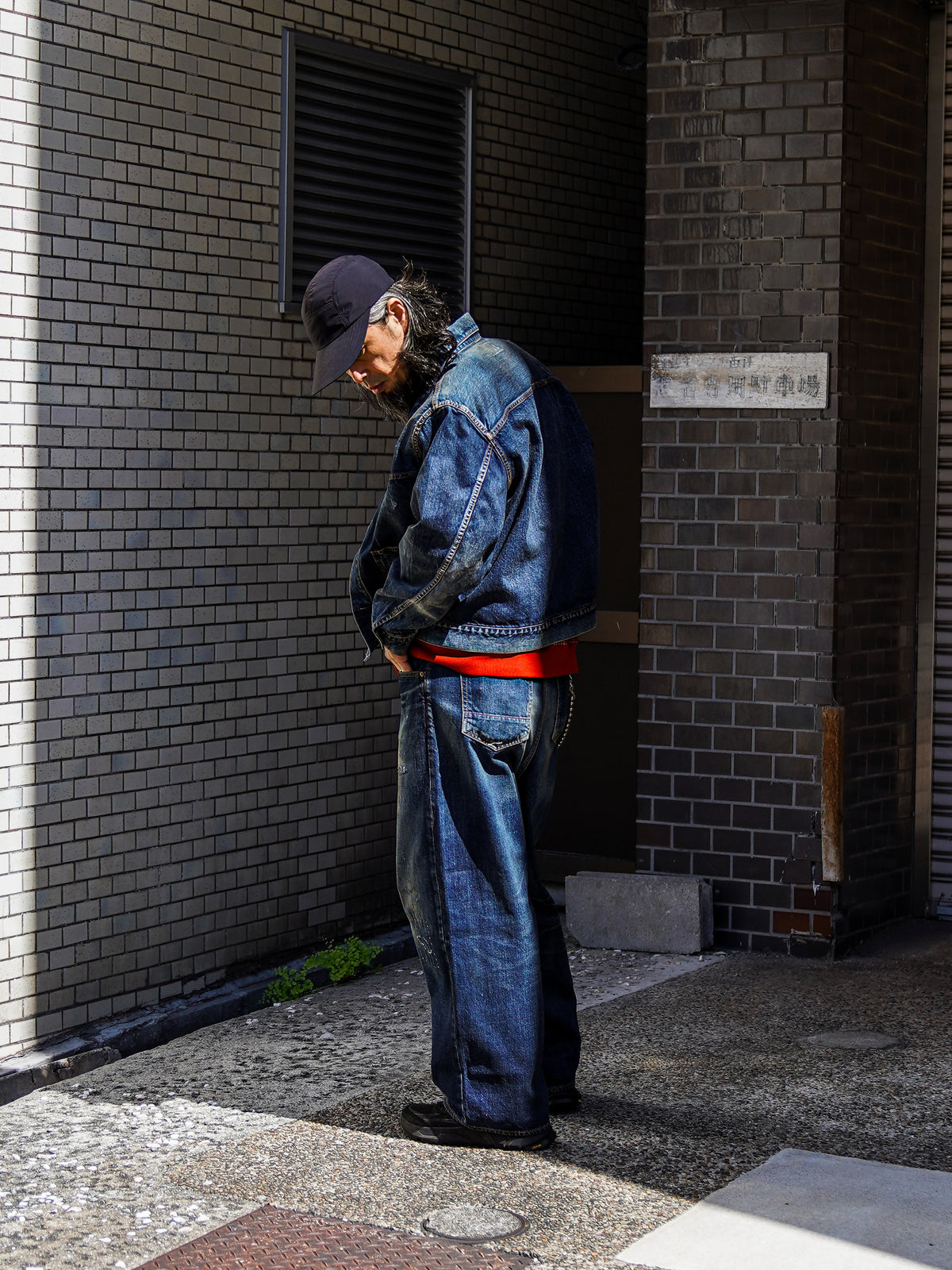 DAMAGED DENIM JACKET / Dark Indigo