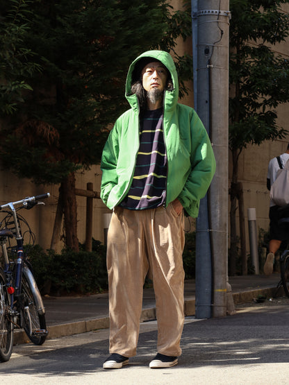 TWO TUCK WIDE PANTS (CORDUROY) / Beige