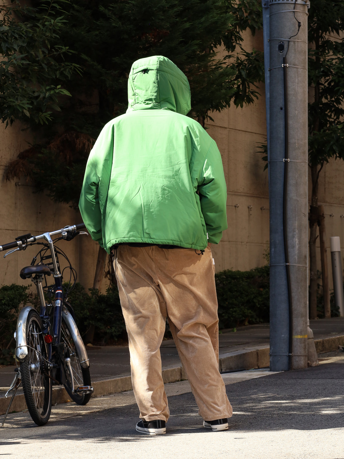 TWO TUCK WIDE PANTS (CORDUROY) / Beige