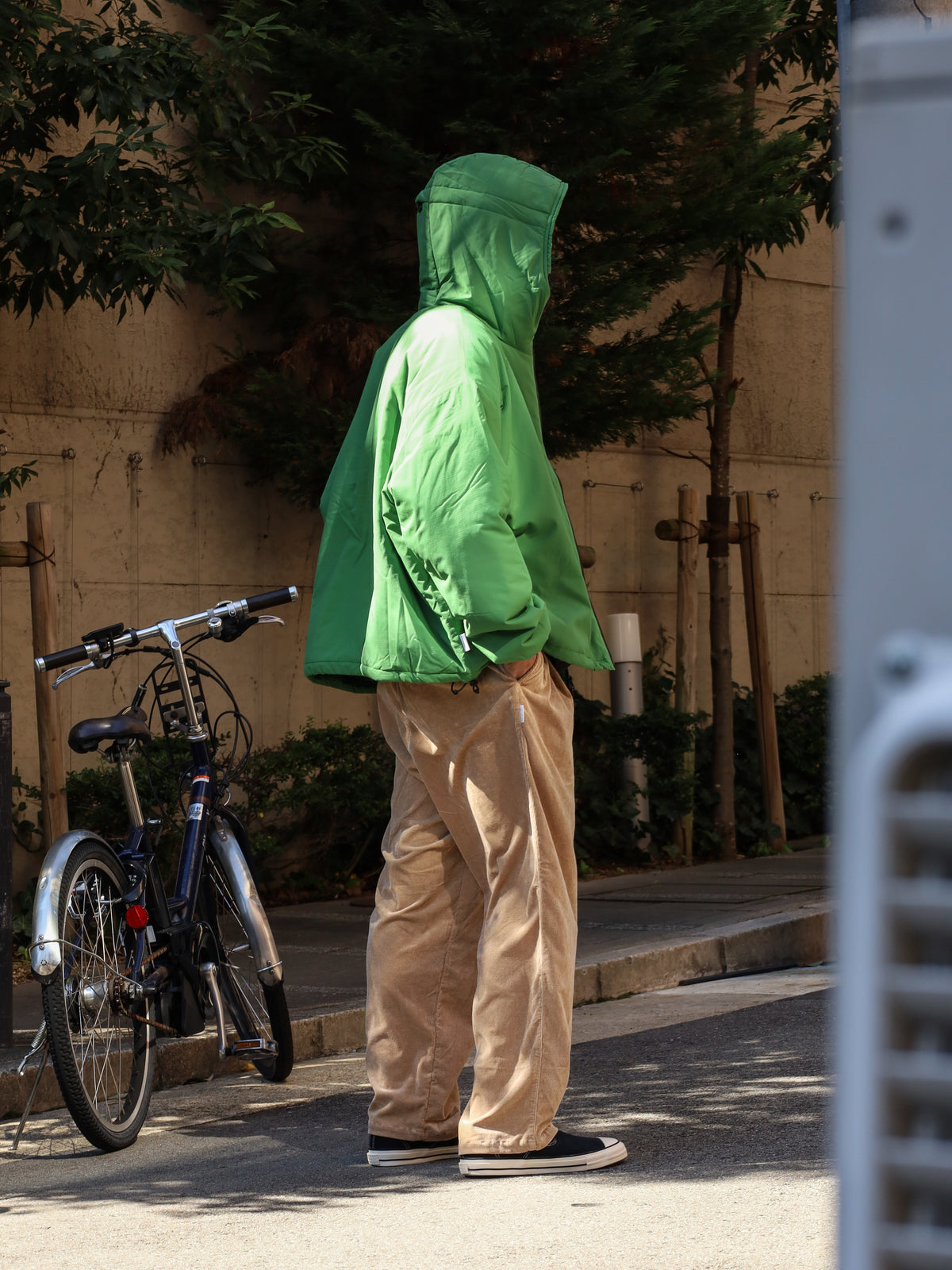 PADDED HOODY / Green