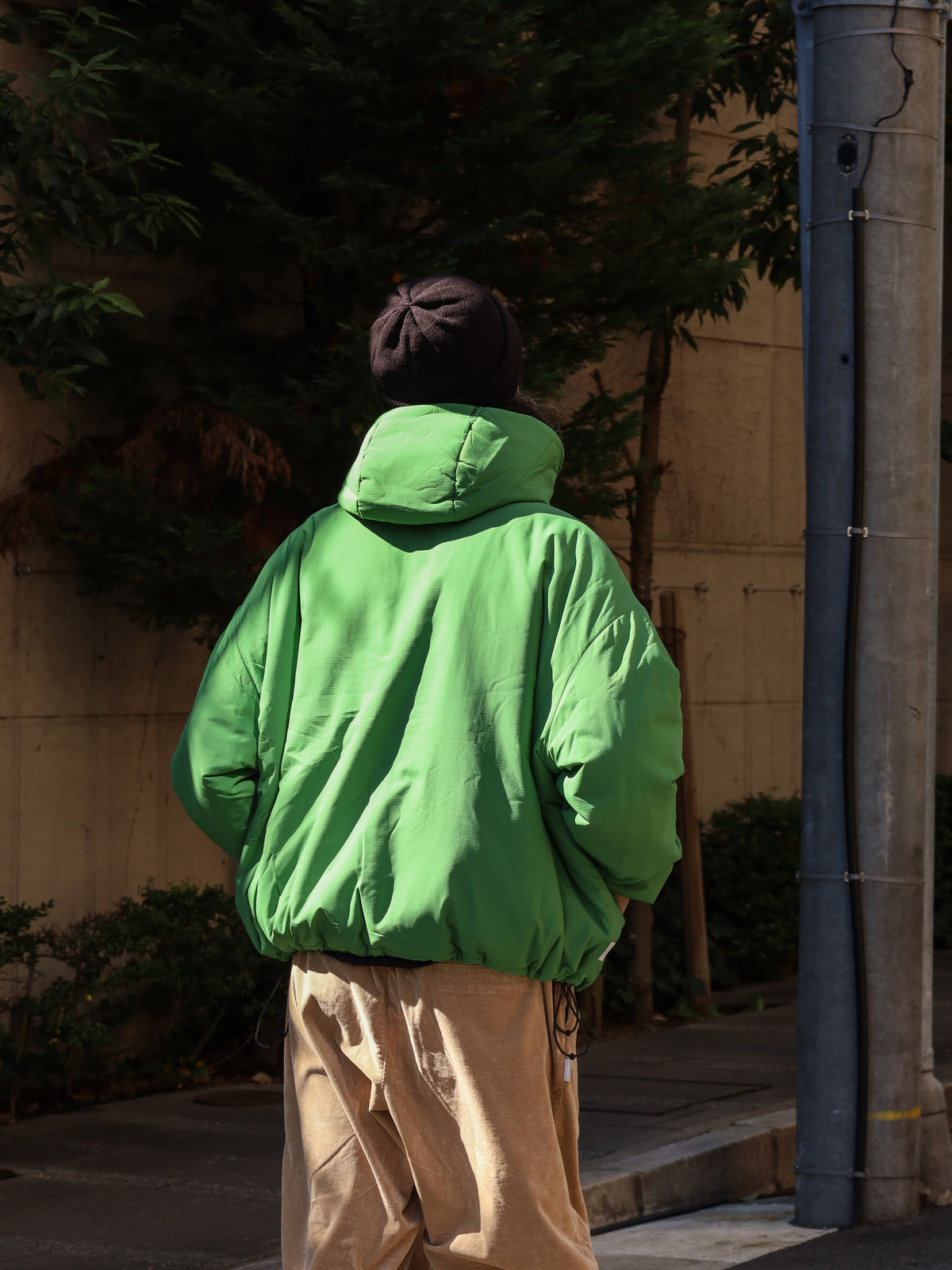 PADDED HOODY / Green