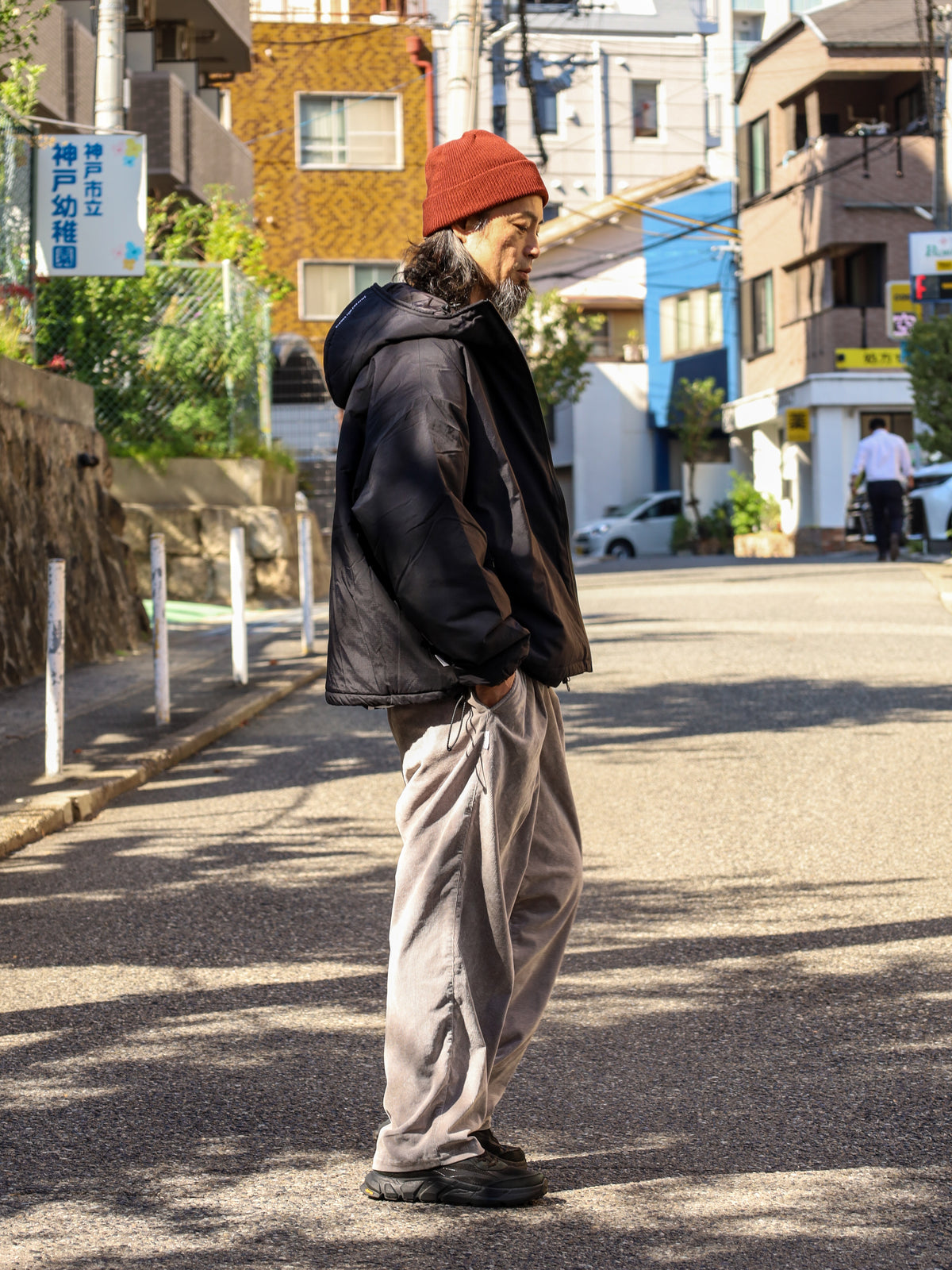 PADDED HOODY / Black