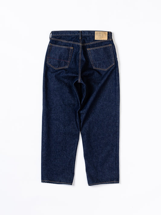 80's WIDE 5P PANTS / Indigo (one wash)