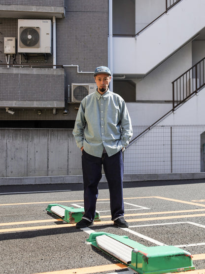 ”OWN WAY” B.D SHIRTS 改 (CHAMBRAY) / Smokey blue