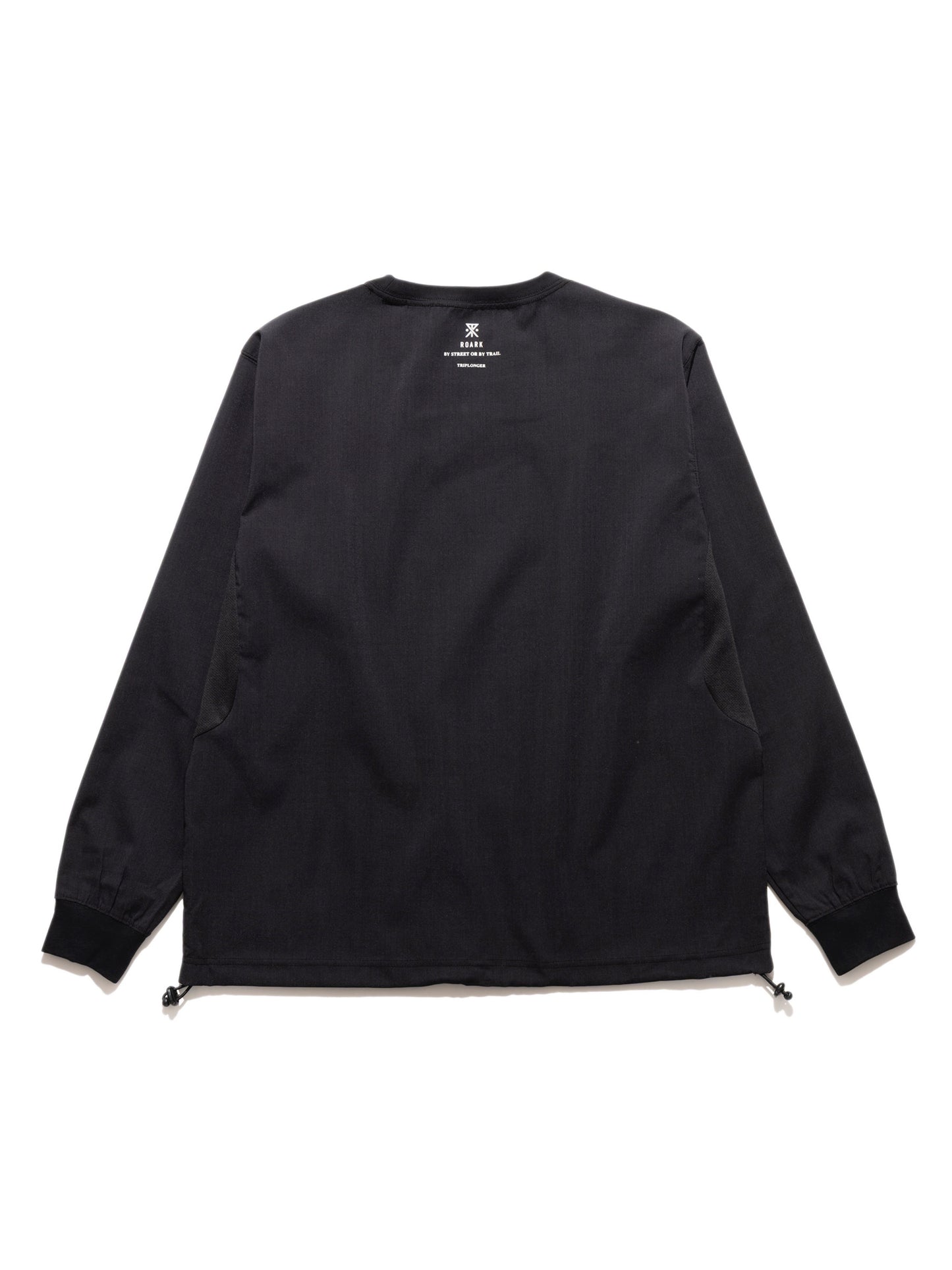 DELTA QD L/S CREW / Jet black