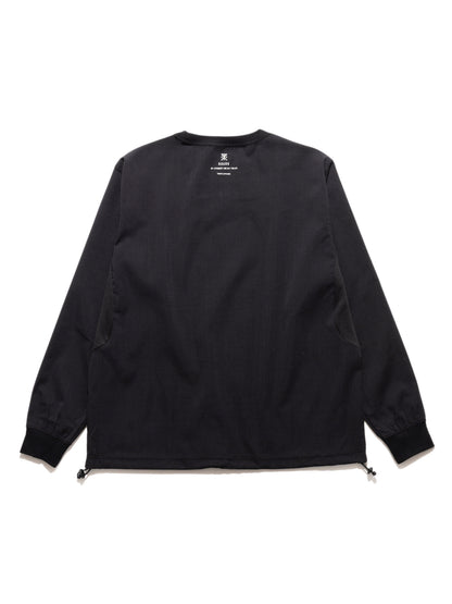 DELTA QD L/S CREW / Jet black