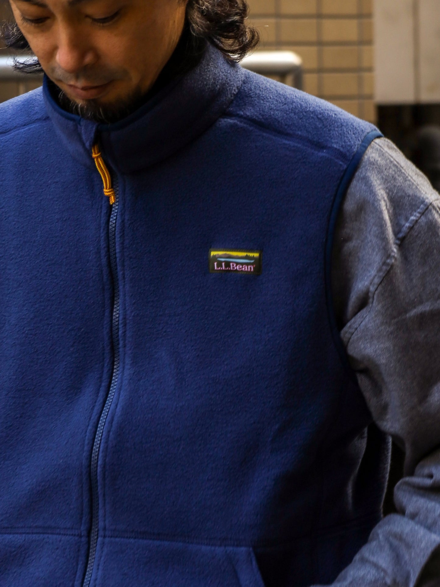 MEN'S MOUNTAIN CLASSIC FLEECE VEST / Nautical Navy