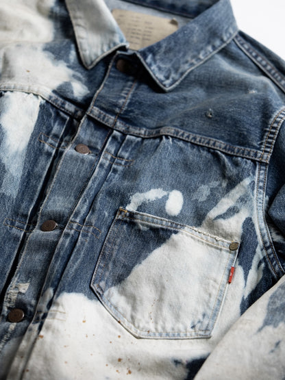 HARD REMAKED FRONT TUCK DENIM JACKET / Indigo(remake)