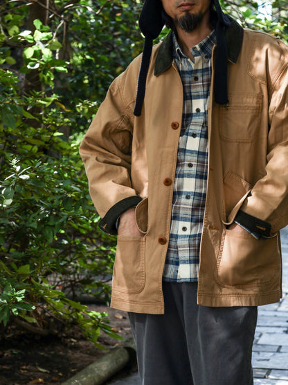 MEN'S ORIGINAL FIELD COAT, COTTON LINER / Saddle