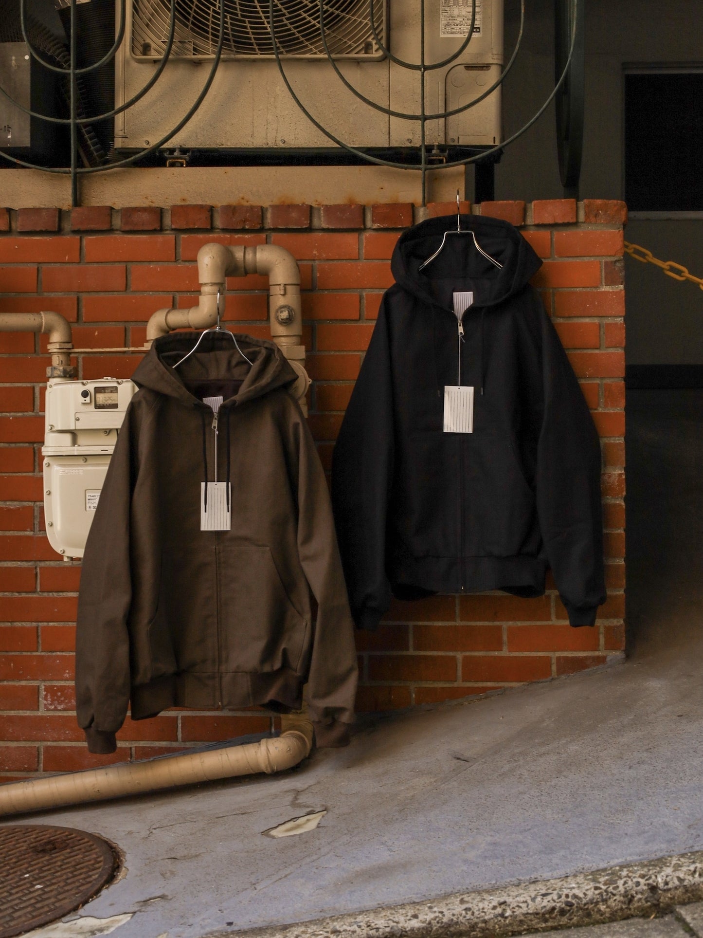 DUCK HOODY JACKET / Black