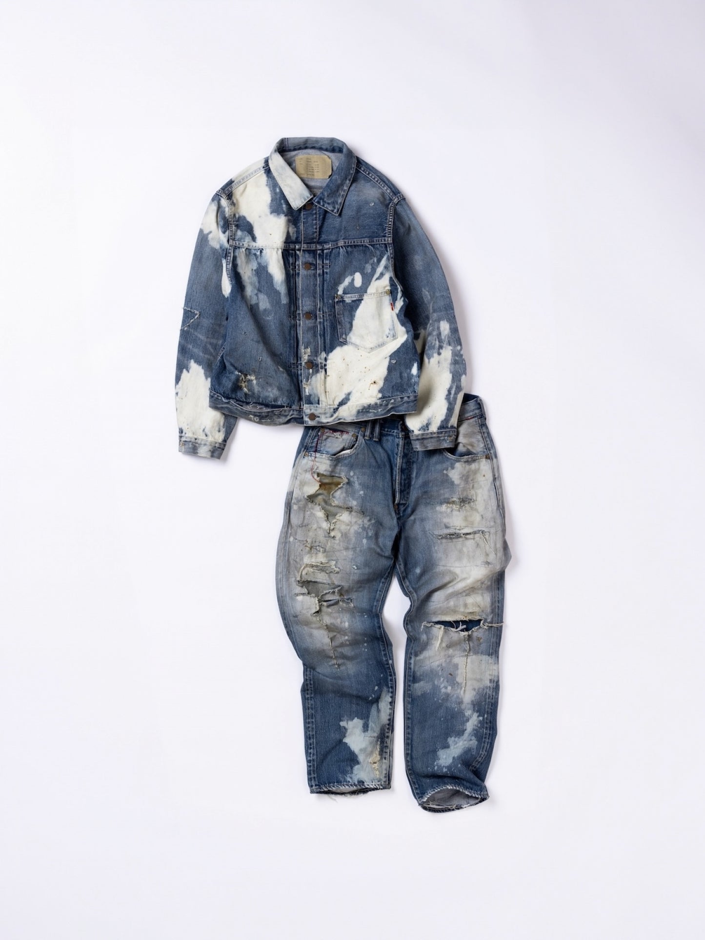 HARD REMAKED FRONT TUCK DENIM JACKET / Indigo(remake)