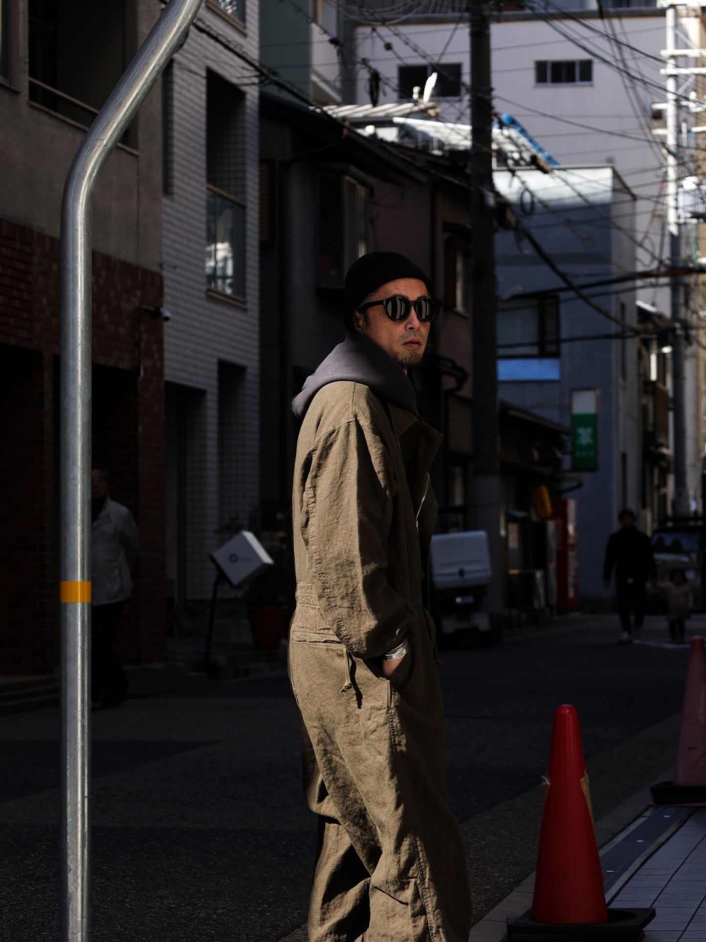 HELICREW MECHANIC COVERALL / Olive