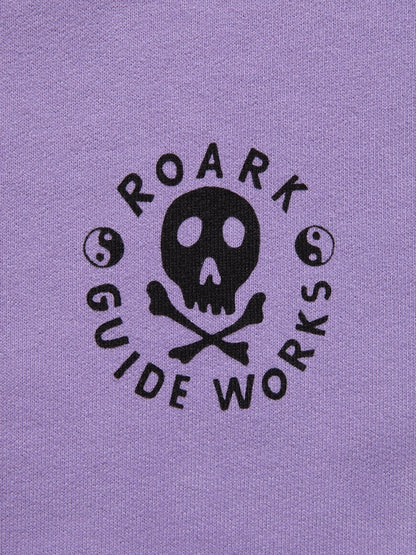 "GUIDE WORKS" TIE DYE P/O HOODED SWEAT / Purple haze shibori