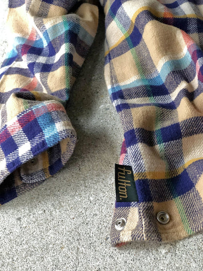 GOWANUS JKT(FLANNEL CHECK) / BEIGE