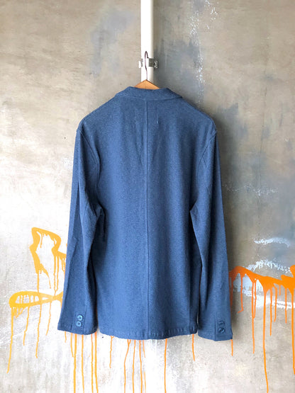 クレーターパイルテーラードジャケット / blue