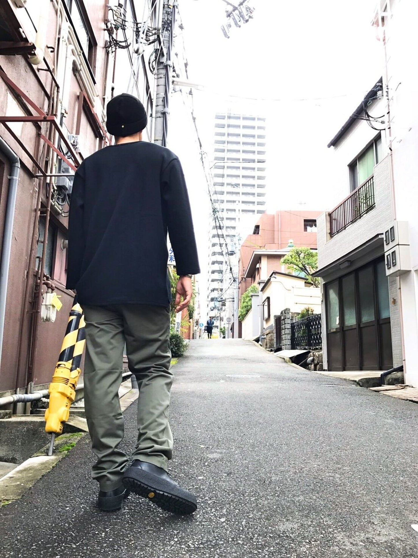 PARK SLOPE Pants / smoke olive