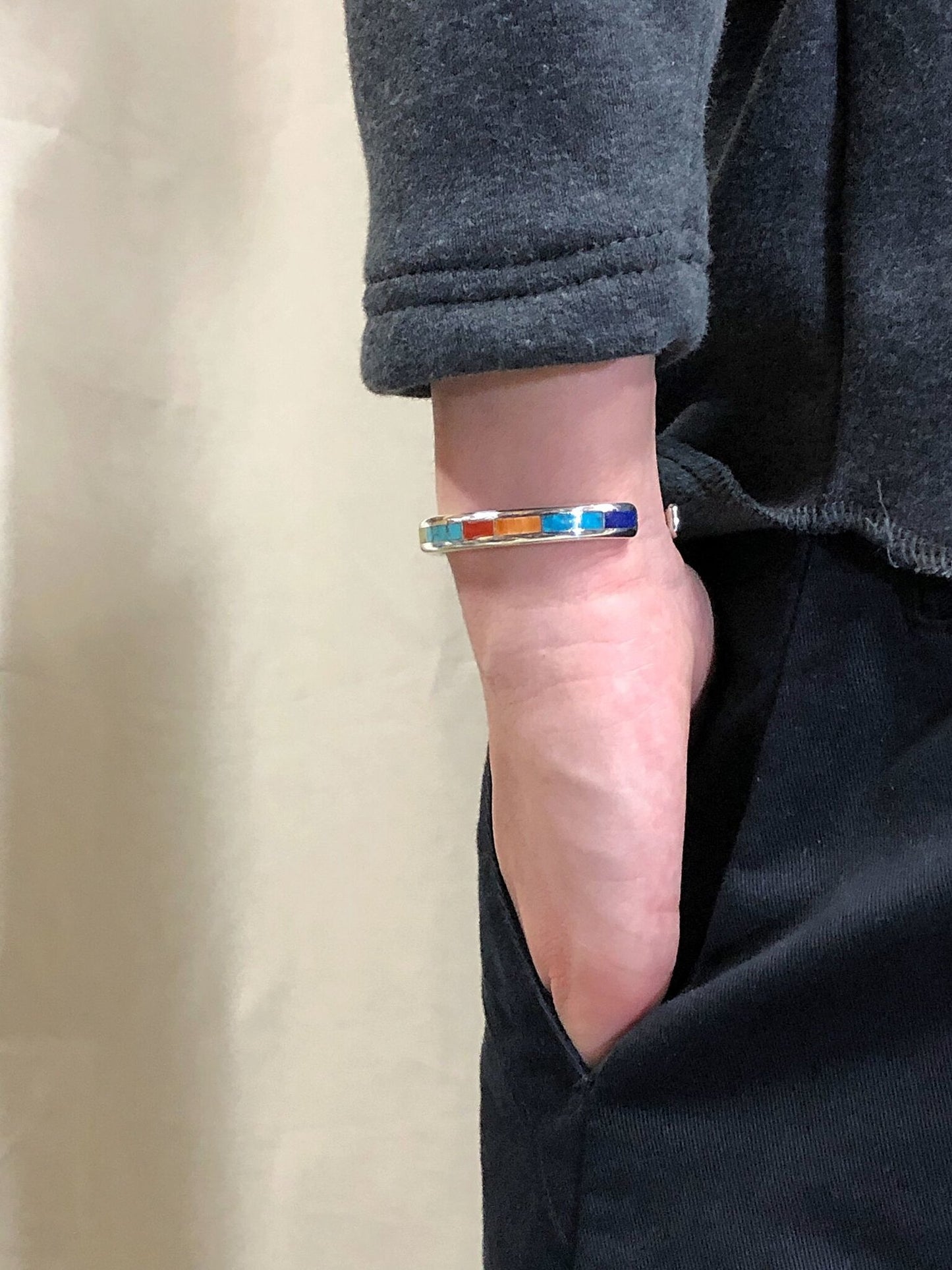 LARRY LORETTO INLAY BANGLE / TYPE I