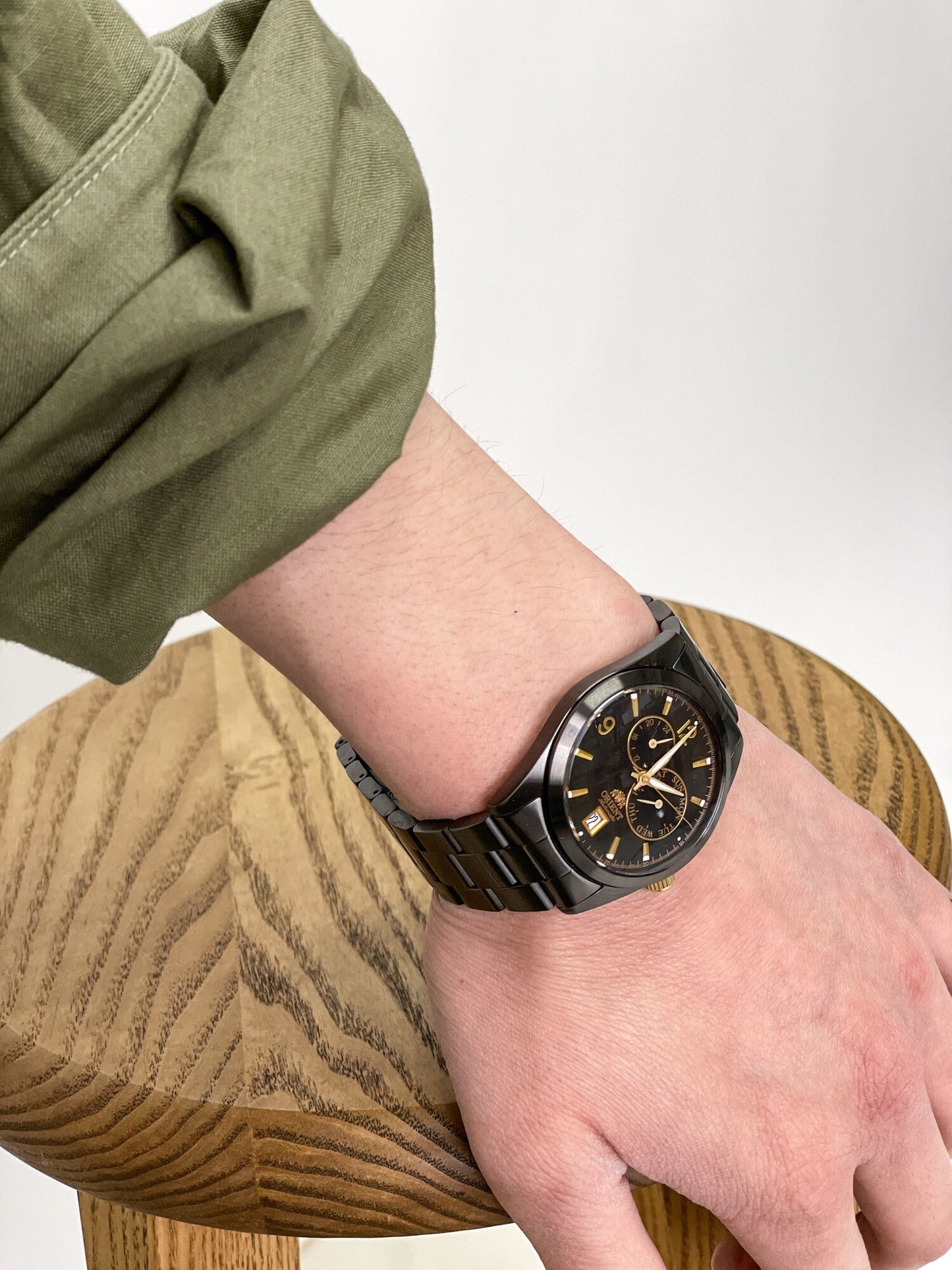 AUTOMATIC MULTI CALENDAR / BLACK×GOLD