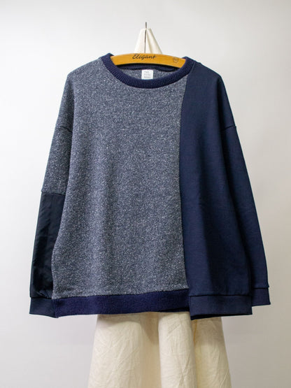 TPS-288 / GRUNGEBOY KNIT for FLATBUSH / NAVY