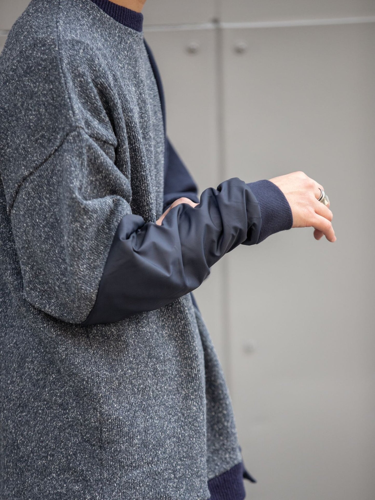 TPS-288 / GRUNGEBOY KNIT for FLATBUSH / NAVY