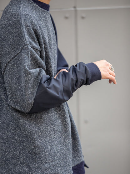 TPS-288 / GRUNGEBOY KNIT for FLATBUSH / NAVY