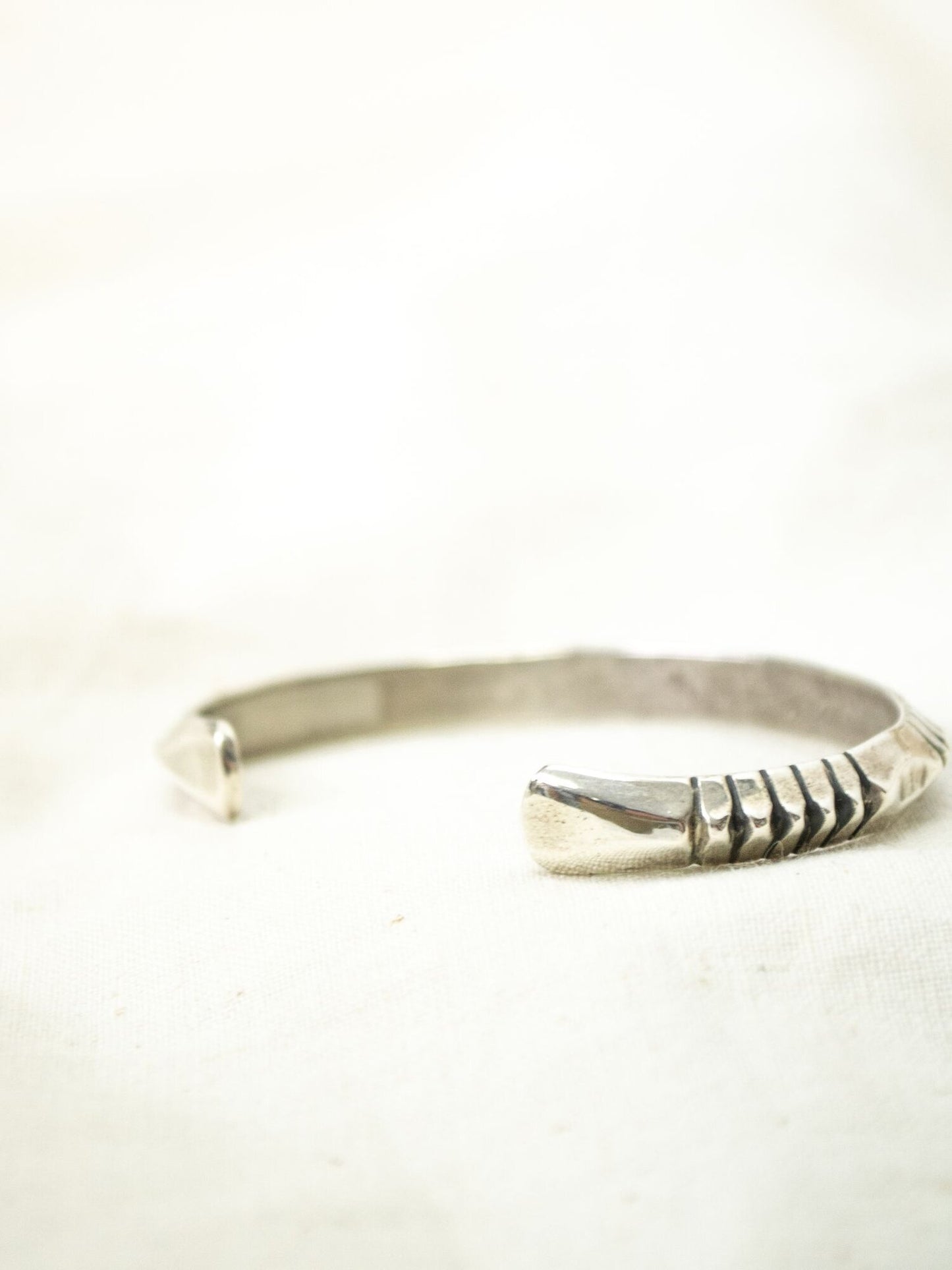 DELBERT VANDEVER SILVER BANGLE