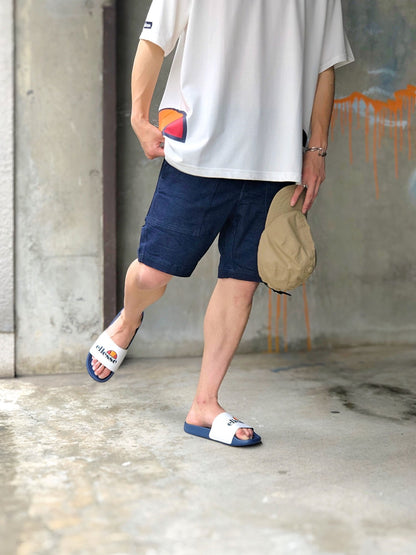 EFH9125 / HERITAGE LOCKER SANDAL / ホワイト×ネイビー