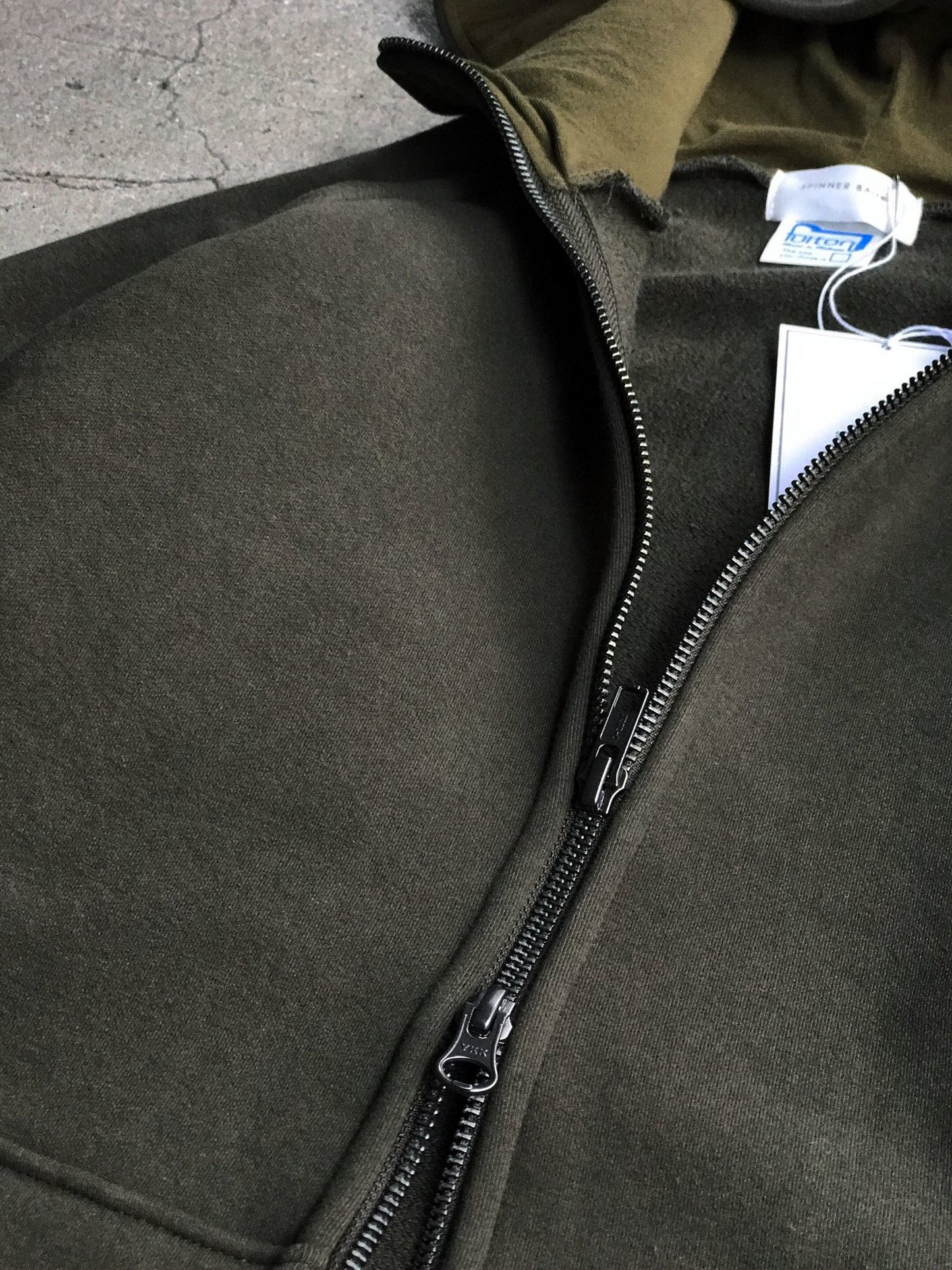 HIGH LINE BIYON ZIPUP HOODIE / OLIVE