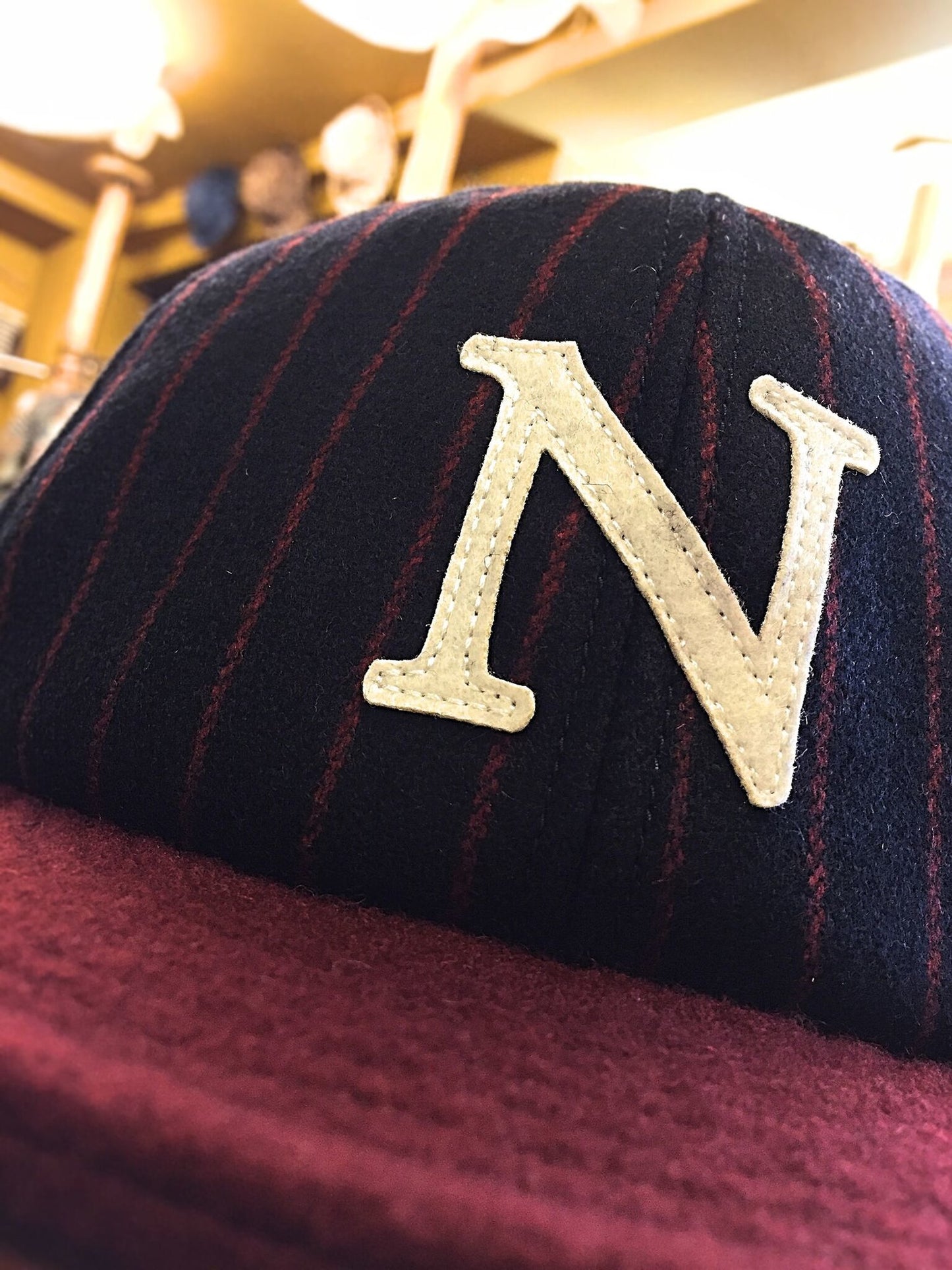 MTO Happy Cap / navy stripe