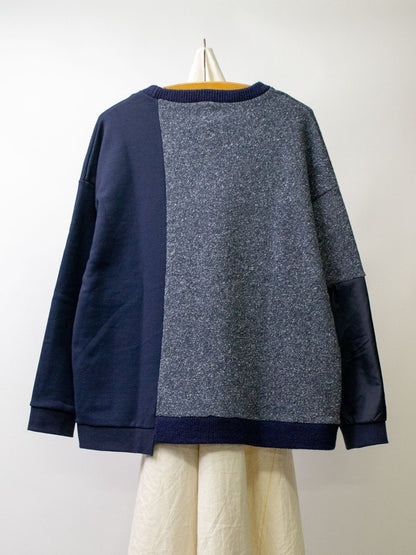 TPS-288 / GRUNGEBOY KNIT for FLATBUSH / NAVY