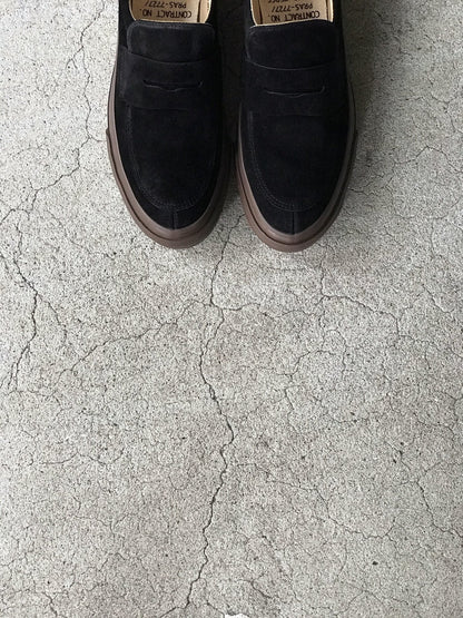 PRAS-CF04-003 / COMFY LOAFERS / BLACK/BROWN