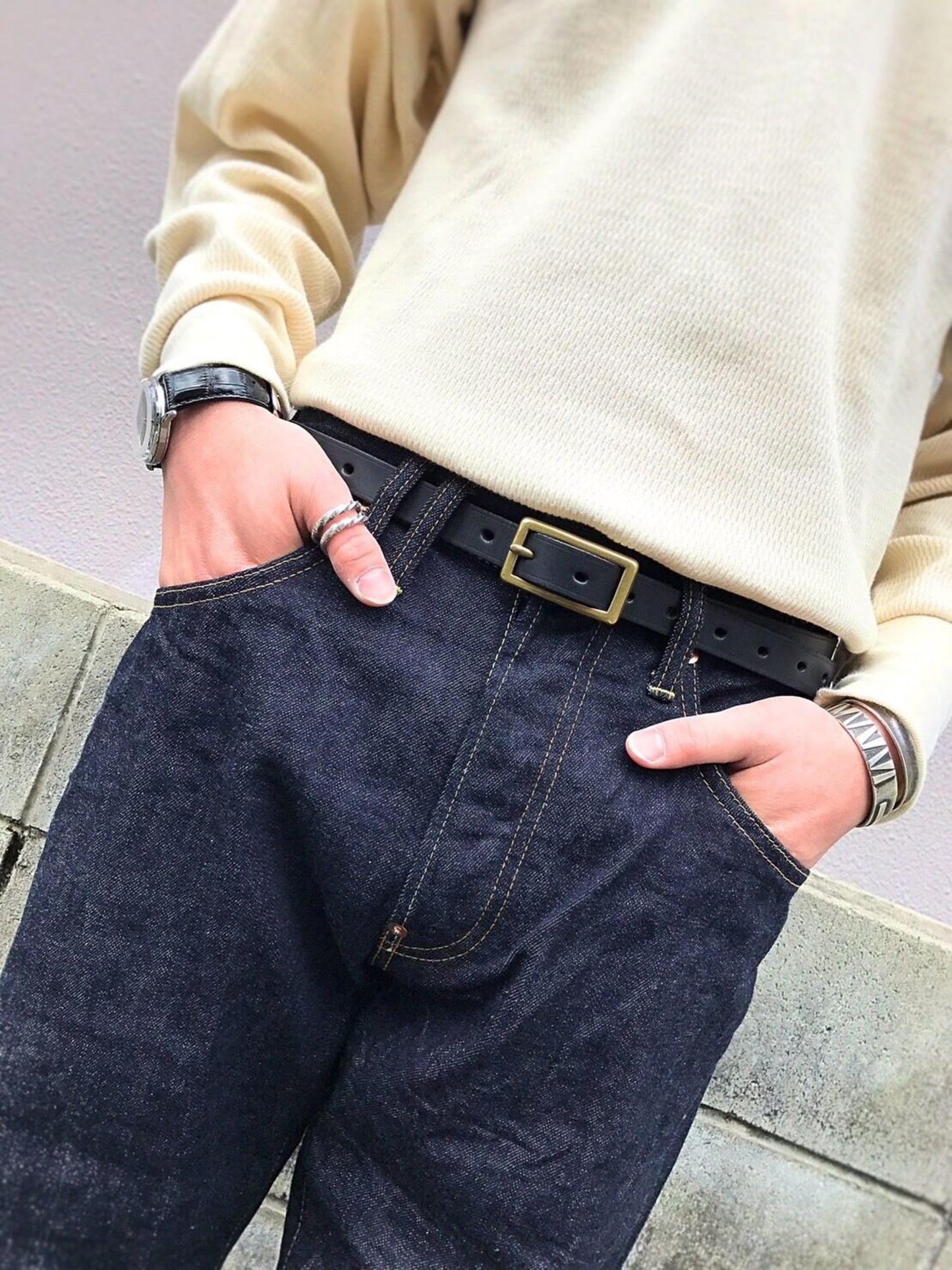 20mm Long Belt By Brassbound / black