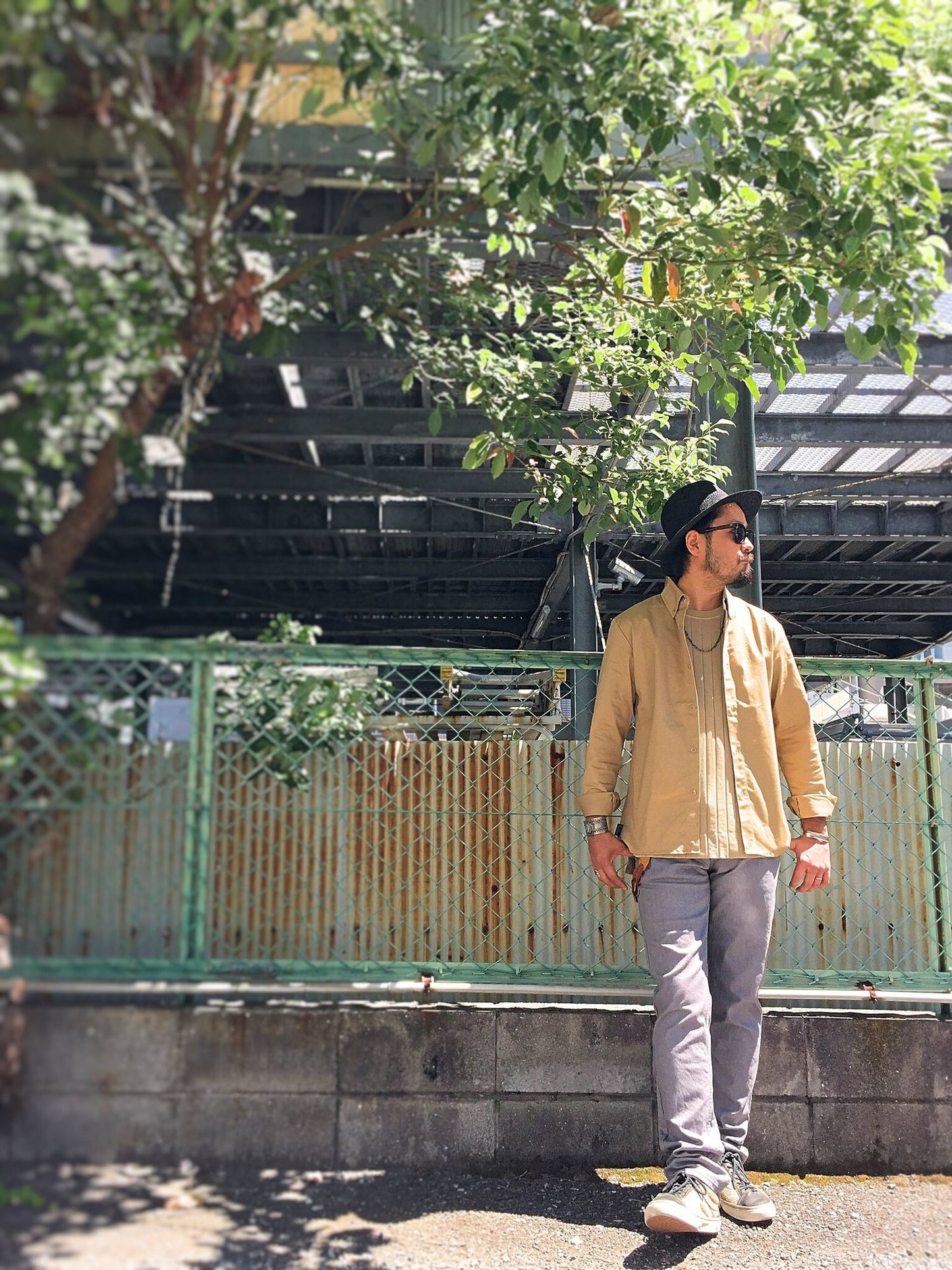 BEDFORD SHJK / smoke beige