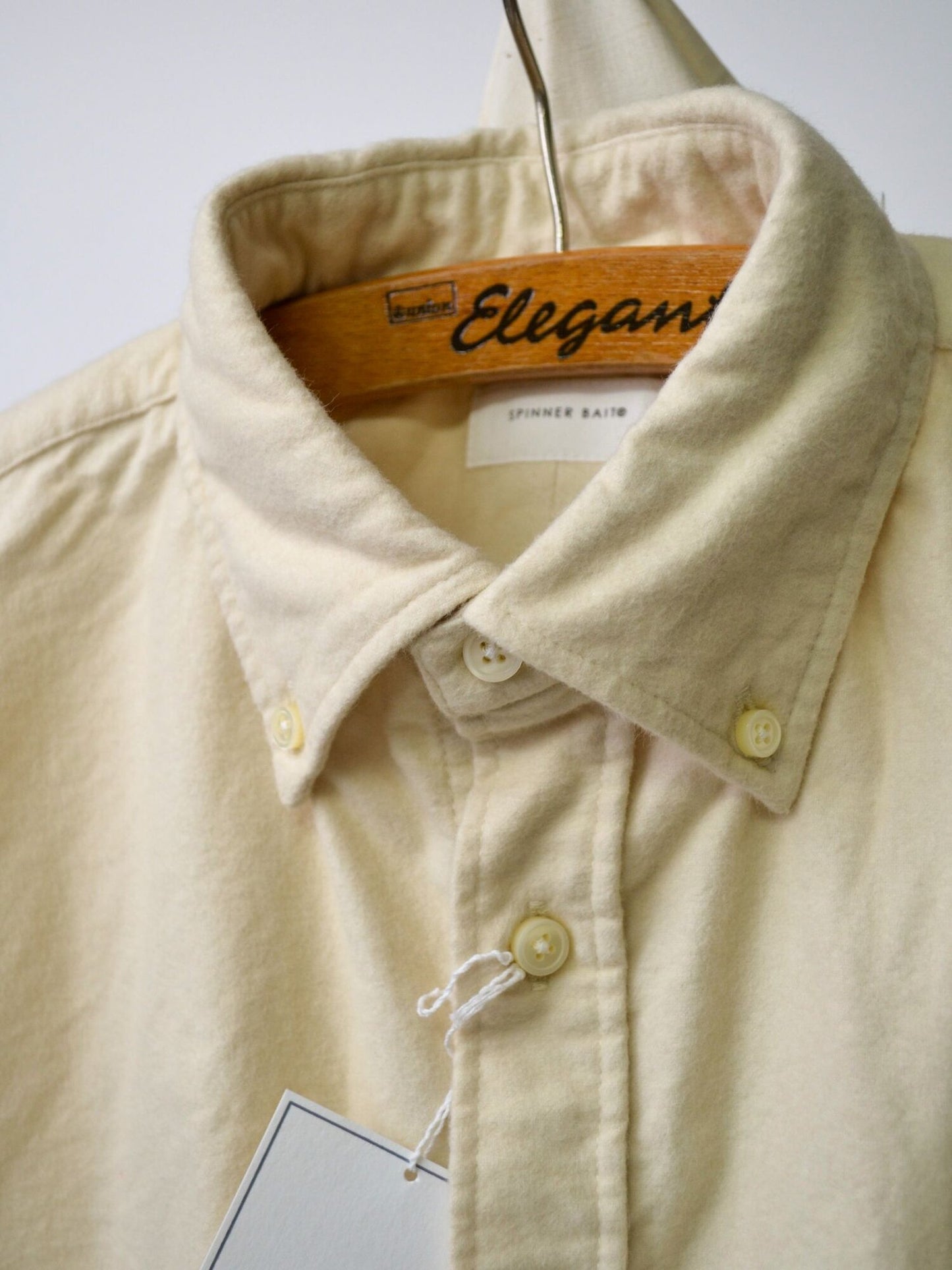 301NW / ネル起毛ダスティーワッシャーエイタシャツ / オフホワイト