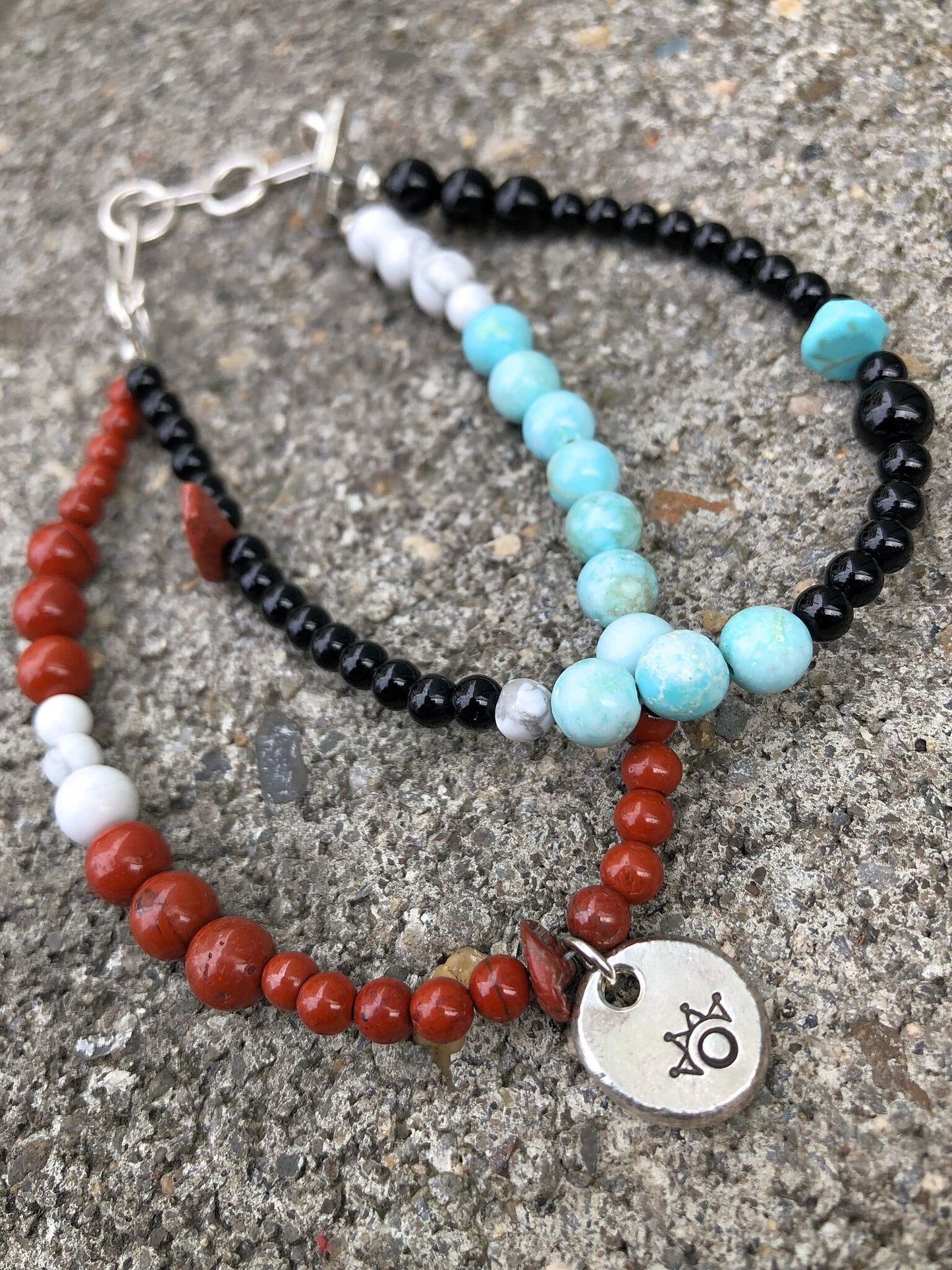 Colorfield Beads Anklet / type D