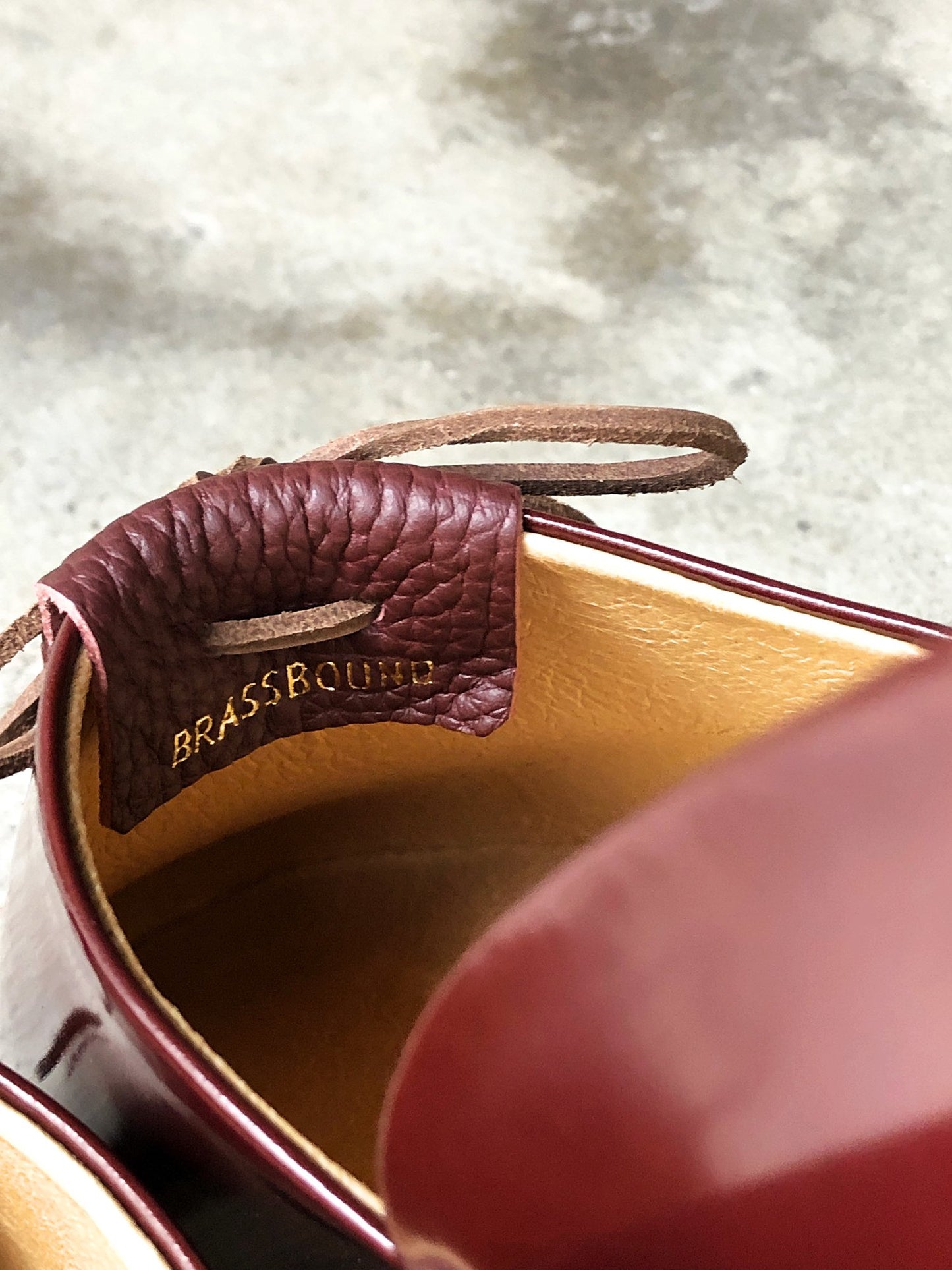 VOO-A-202 / 2WAY SPOCK(MENS) by HARUTA / BROWN