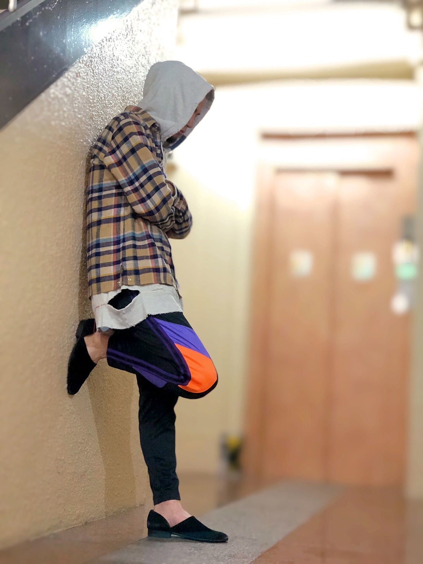 GOWANUS JKT(FLANNEL CHECK) / BEIGE