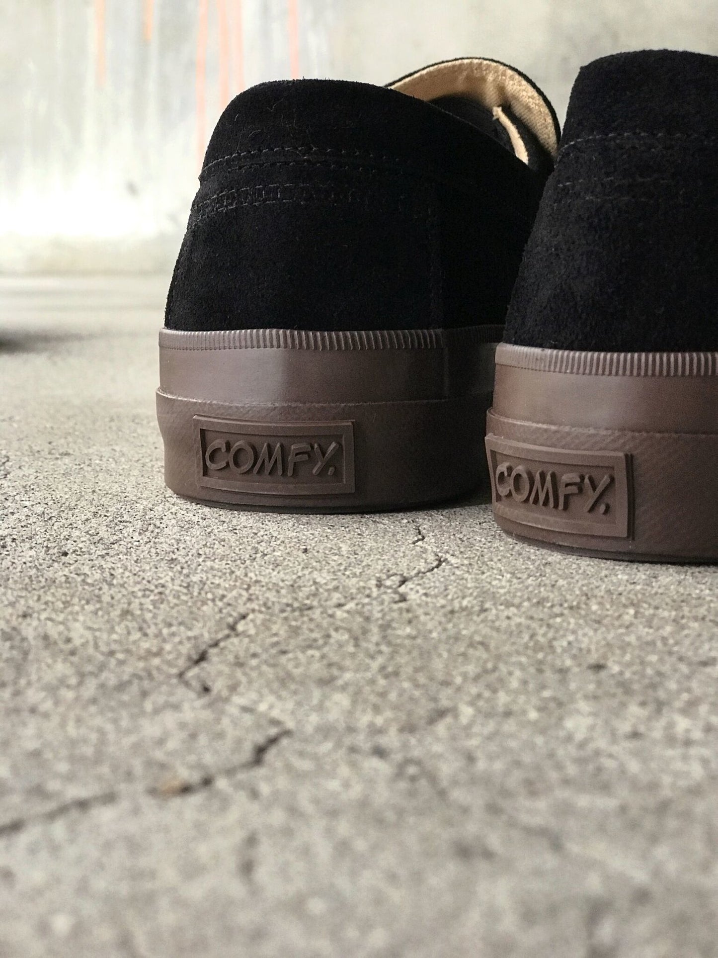 PRAS-CF04-003 / COMFY LOAFERS / BLACK/BROWN
