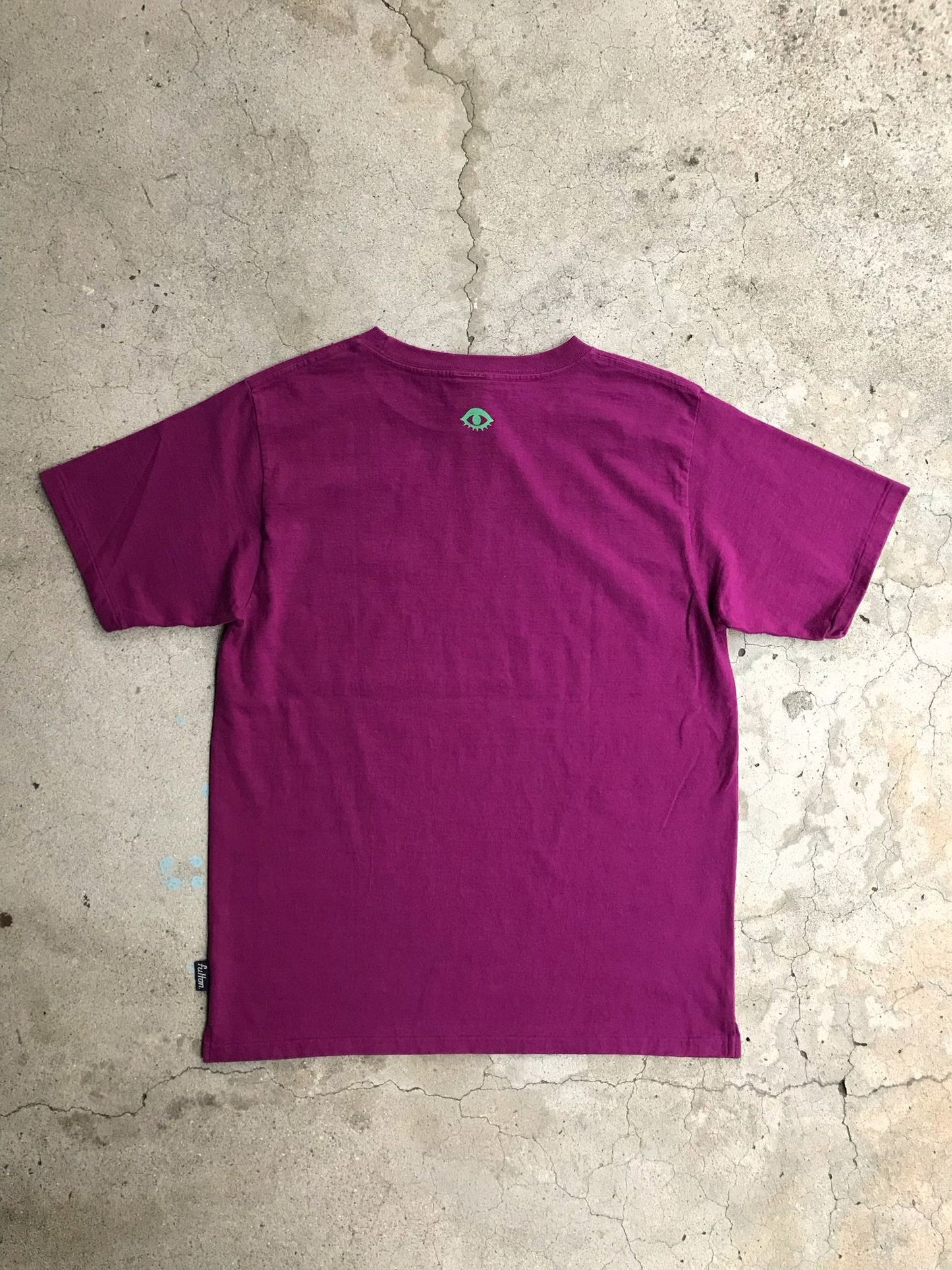 ONE LINE SWIRL TEE / STRANGE PURPLE