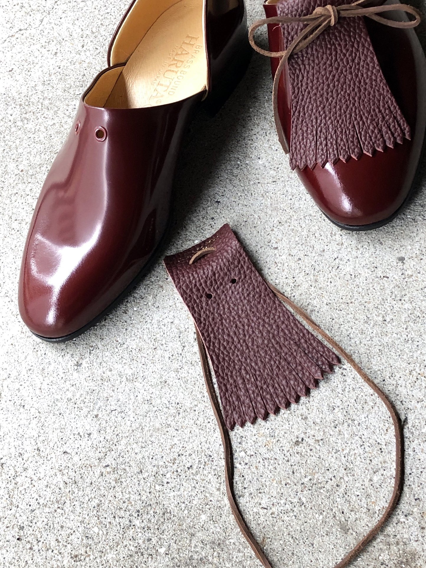 VOO-A-202 / 2WAY SPOCK(MENS) by HARUTA / BROWN