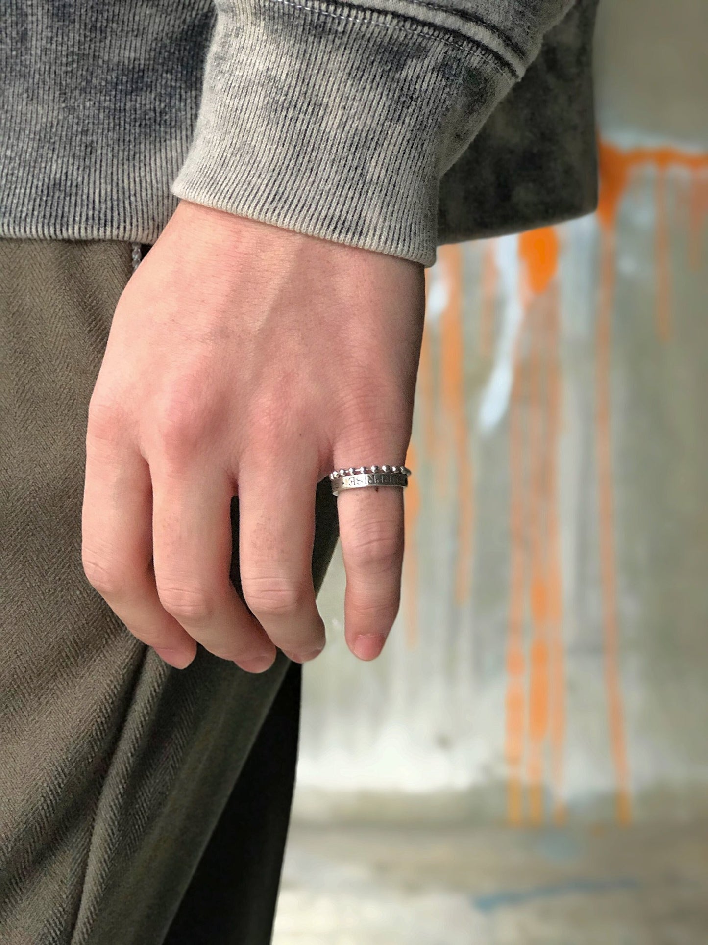 VOO-A-017 / COMBI RING / SILVER