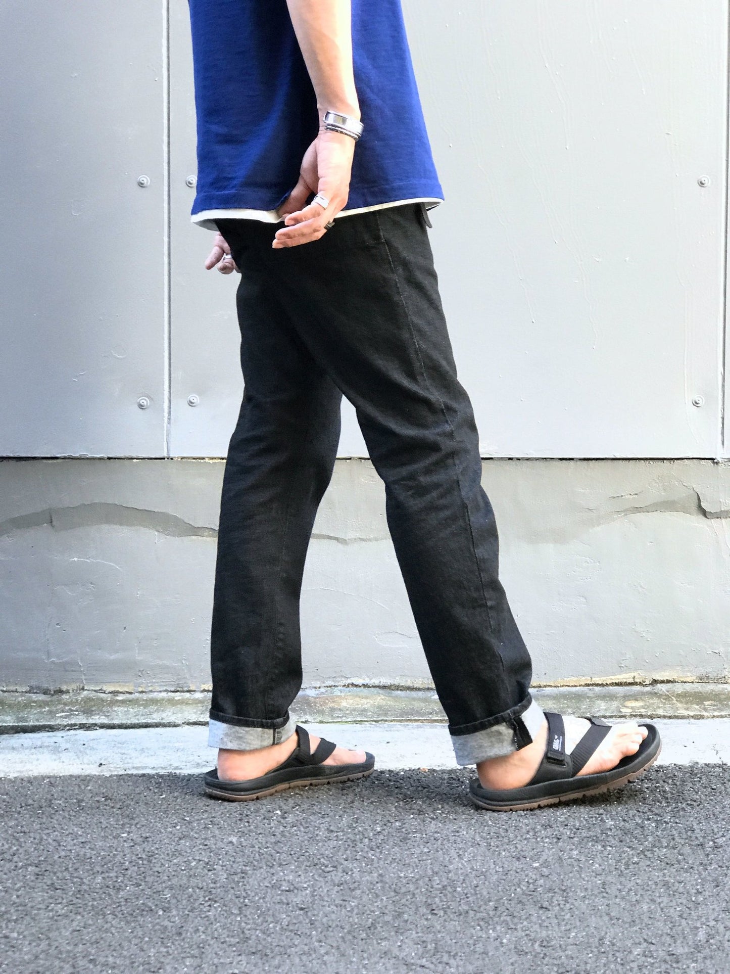 TILLARY DENIM PANTS / BLACK