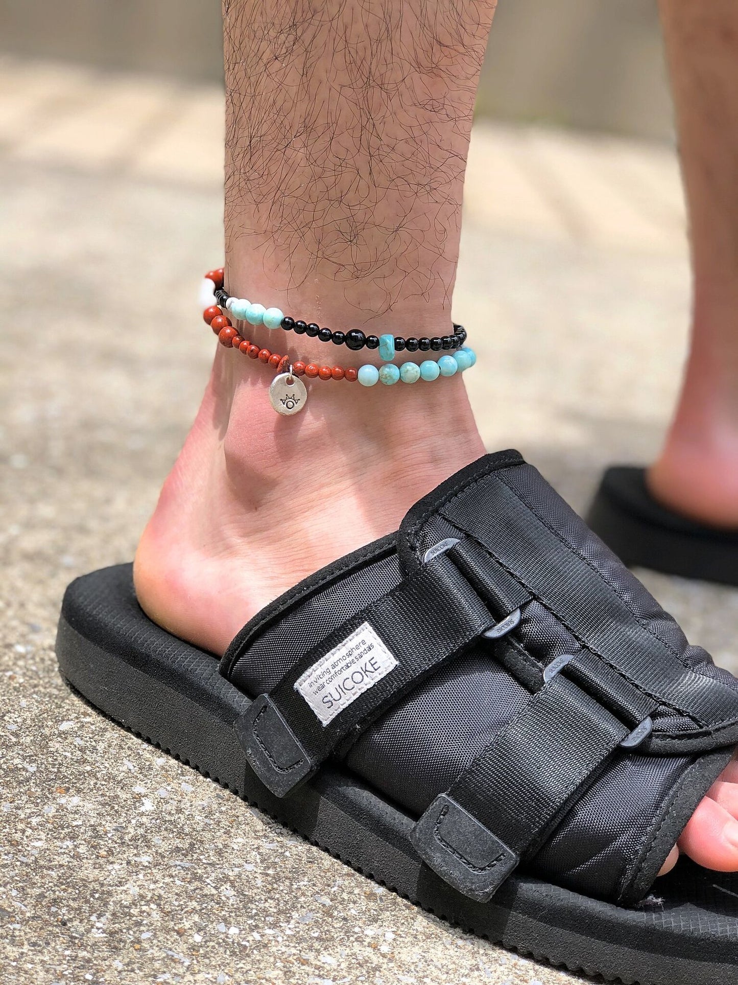 Colorfield Beads Anklet / type D