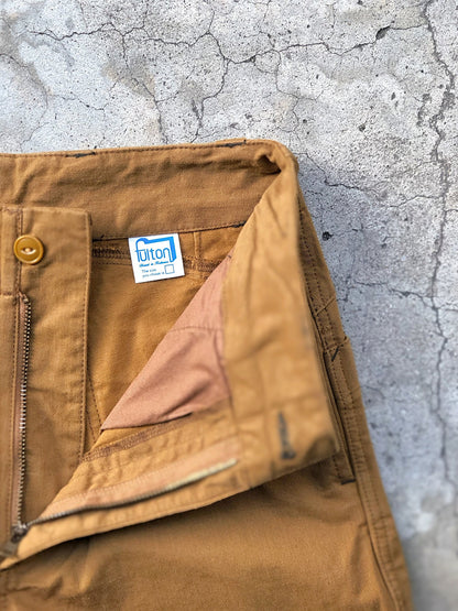 LIKE "VINTAGE" CHINO PANTS / BROWN
