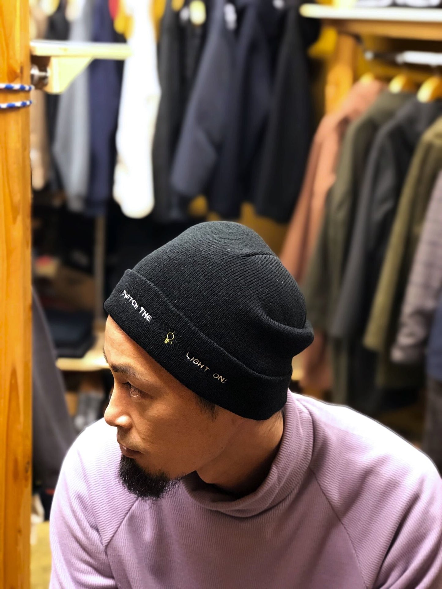 TPS-155 / LIGHTBOY WATCHCAP / BLACK