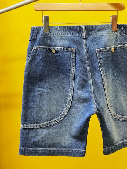 Side Patch Pocket Shorts / vintage wash