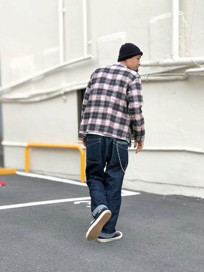 GOWANUS JKT(FLANNEL CHECK) / BLACK