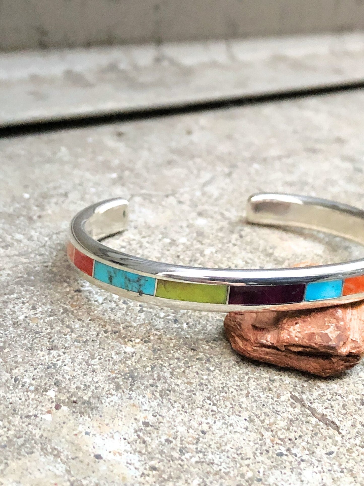 LARRY LORETTO INLAY BANGLE / TYPE I